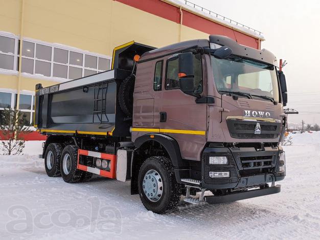 Самосвал HOWO T5G, кабина Restyling, 6х4, кузов U-образный, объём 20 м3, Euro V